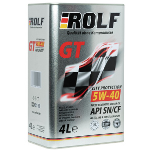 Масло моторное 5/40 ROLF GT API SN/CF (4л.) синт. ж/б (1/4)