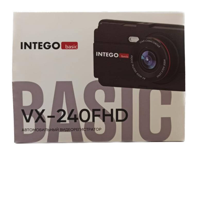 Видеорегистратор INTEGO VX-240FHD + карта памяти 32Gb + дополнительная камера