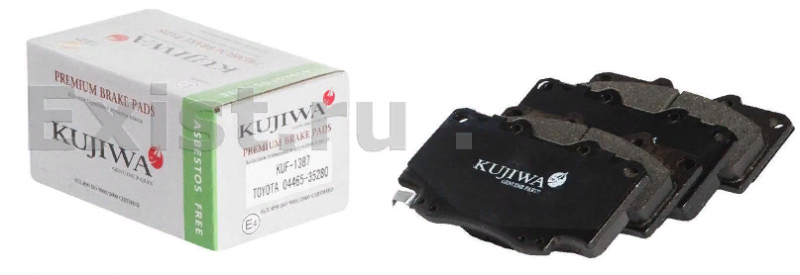 Колодка тормоза передняя с пластинами для JAC T6 (KUJIWA/KUF1387) 04465-35280 (к-т)